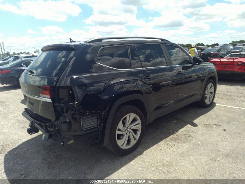 2022 VOLKSWAGEN ATLAS 3.6L V6 SE W/TECHNOLOGY - 1V2JR2CA6NC528267
