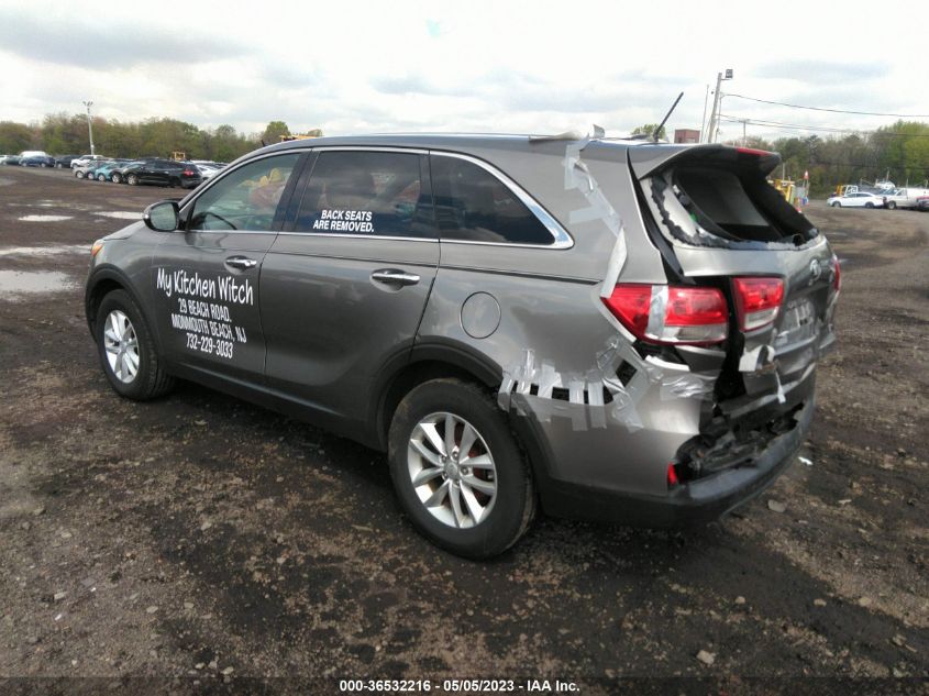 2017 KIA SORENTO L - 5XYPG4A39HG278623