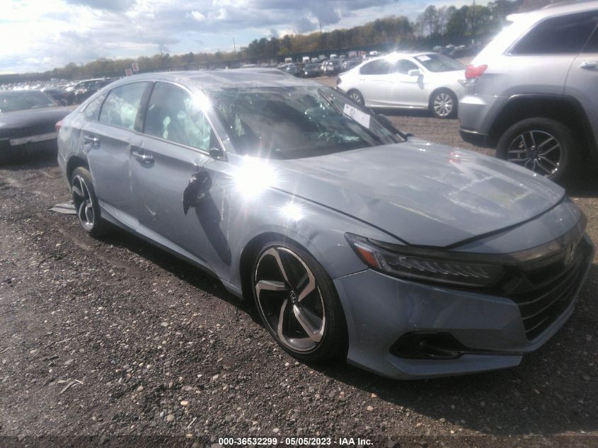 2022 HONDA ACCORD SEDAN SPORT - 1HGCV1F32NA088154