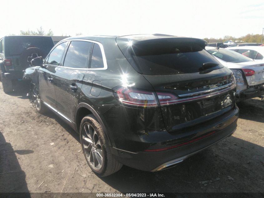 2022 LINCOLN NAUTILUS RESERVE - 2LMPJ8K93NBL16309