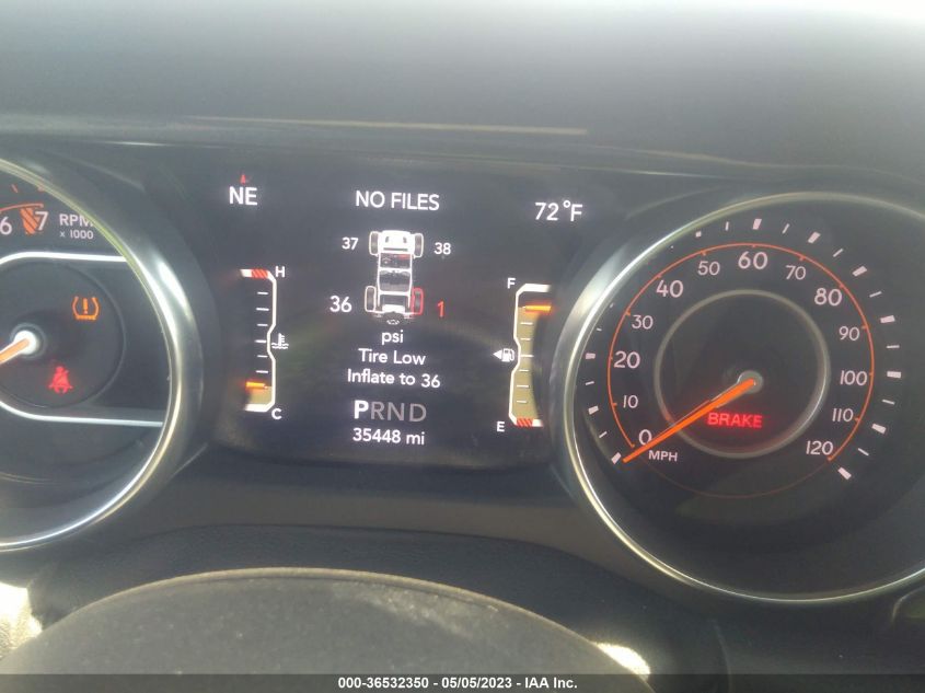 2019 JEEP WRANGLER UNLIMITED SAHARA ALTITUDE - 1C4HJXEG4KW674554