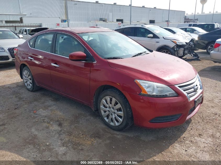 2015 NISSAN SENTRA SV - 3N1AB7AP9FL694091