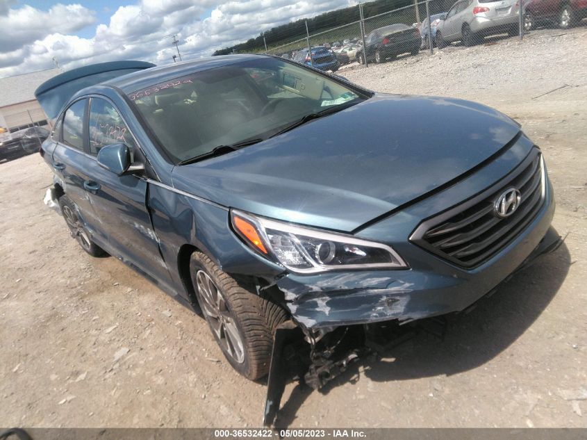 2015 HYUNDAI SONATA 2.4L SPORT - 5NPE34AF9FH105879