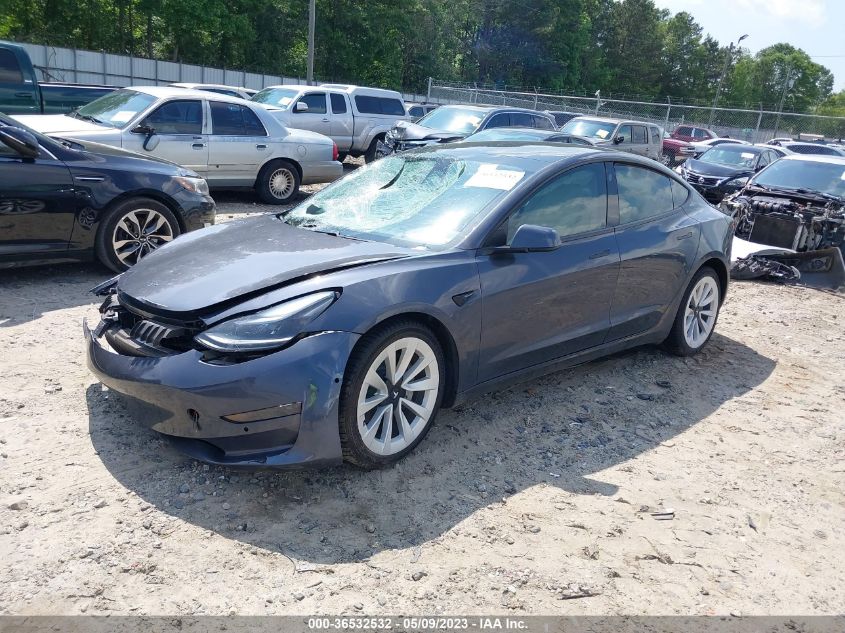 2021 TESLA MODEL 3 STANDARD RANGE PLUS - 5YJ3E1EA0MF925729