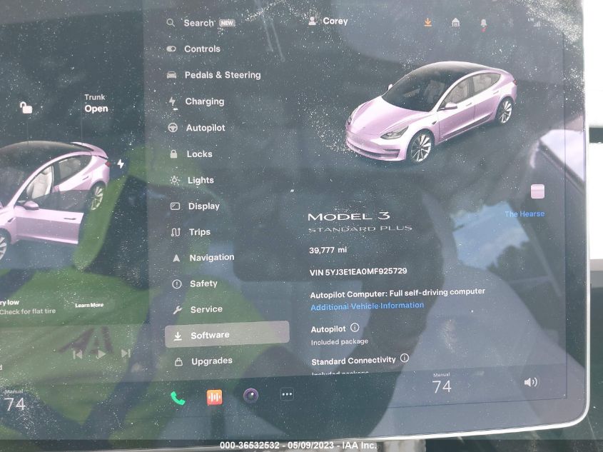 2021 TESLA MODEL 3 STANDARD RANGE PLUS - 5YJ3E1EA0MF925729