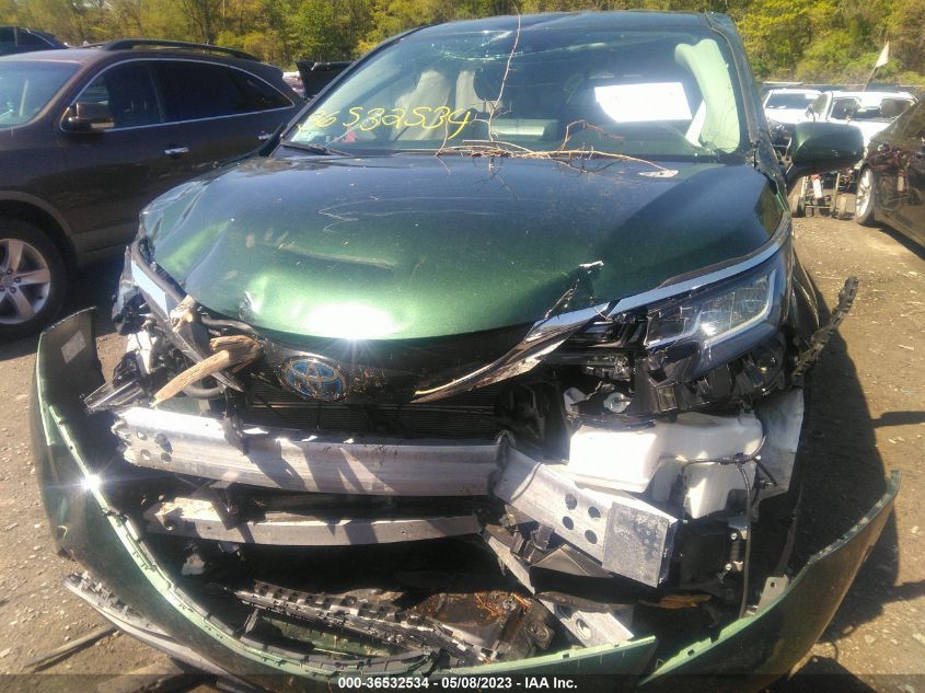 2021 TOYOTA SIENNA LE - 5TDKRKEC5MS046634