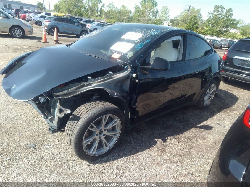 2021 TESLA MODEL Y LONG RANGE - 5YJYGDEE7MF187660