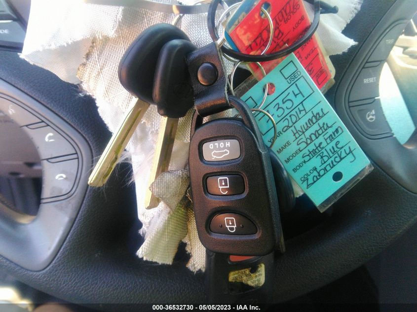 2014 HYUNDAI SONATA GLS - 5NPEB4AC8EH878625