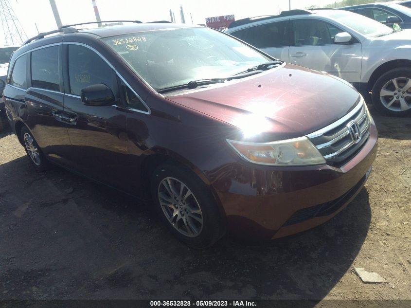 2013 HONDA ODYSSEY EX-L - 5FNRL5H67DB008060