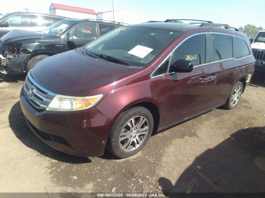 2013 HONDA ODYSSEY EX-L - 5FNRL5H67DB008060