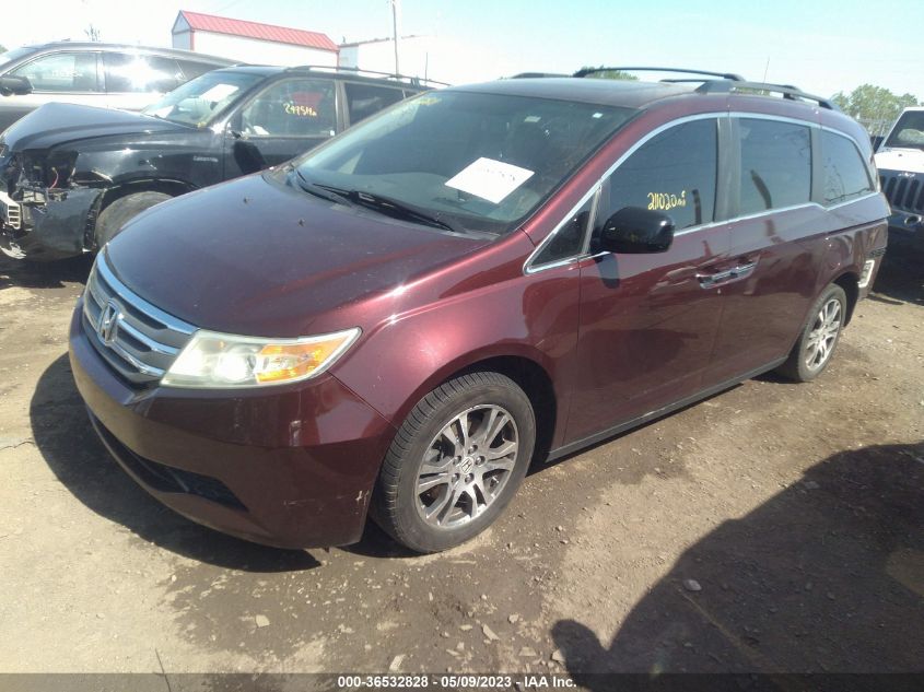 VIN 5FNRL5H67DB008060 2013 HONDA ODYSSEY no.2