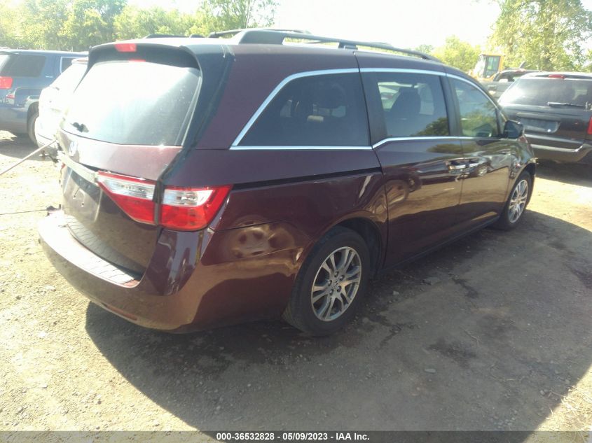 2013 HONDA ODYSSEY EX-L - 5FNRL5H67DB008060