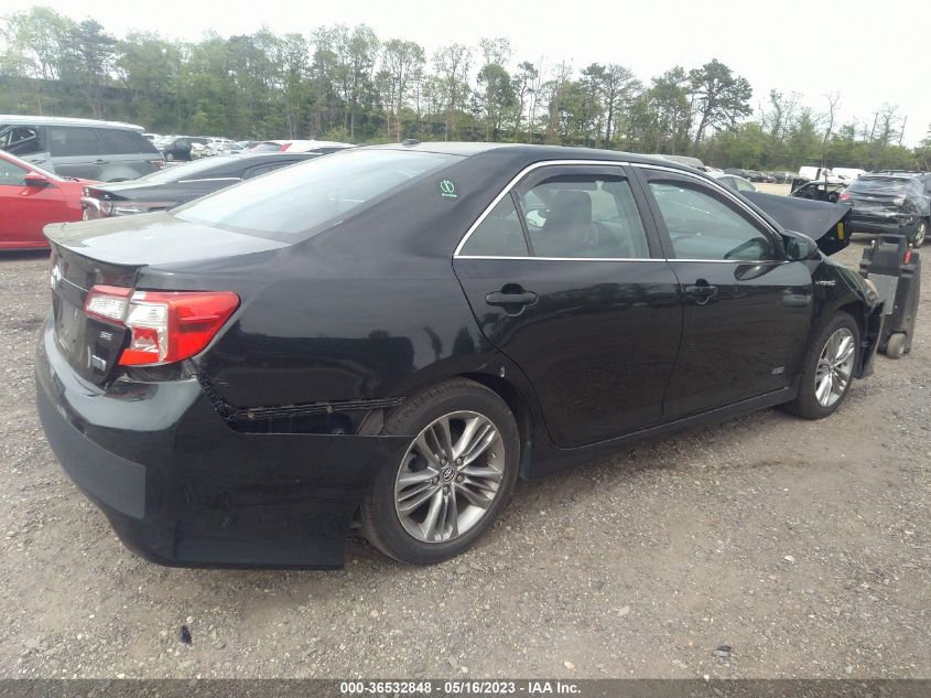 2014 TOYOTA CAMRY HYBRID LE/XLE/SE LIMITED EDITION - 4T1BD1FK0EU131694