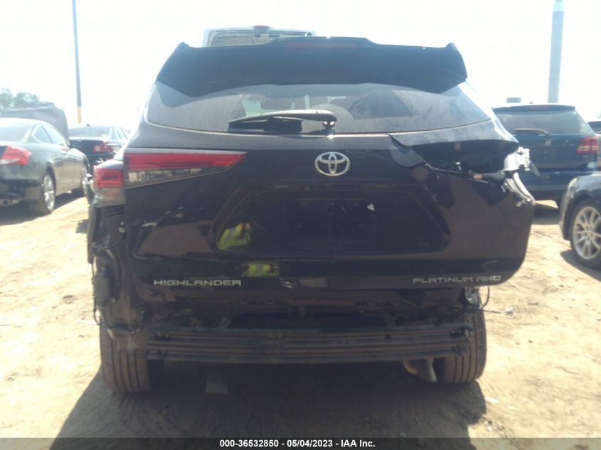 2021 TOYOTA HIGHLANDER PLATINUM - 5TDFZRBHXMS097976