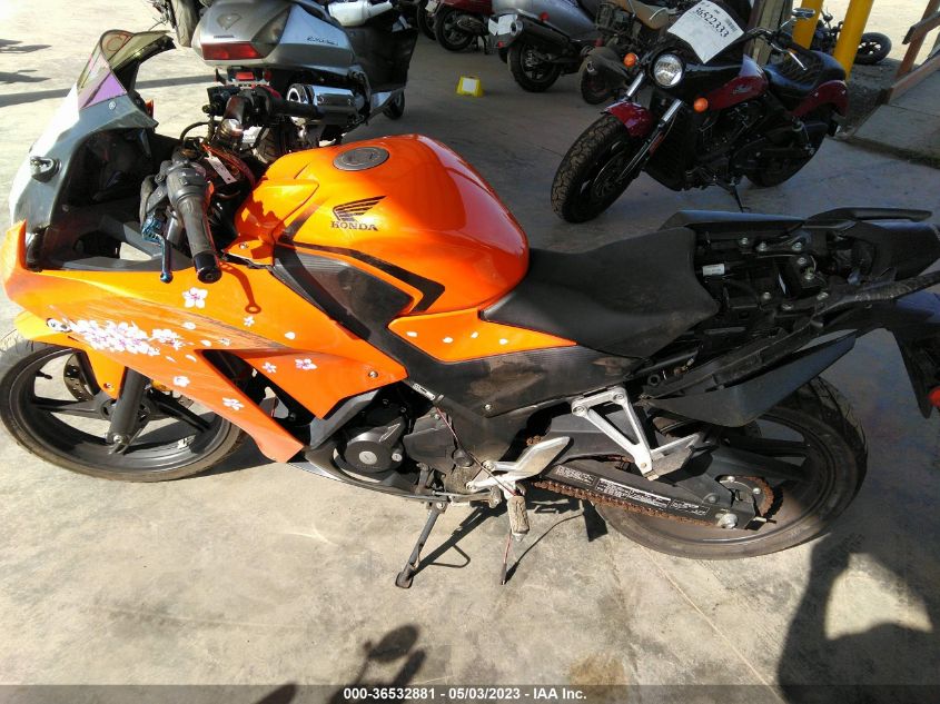 2016 HONDA CBR300 R MLHNC5118G5200040