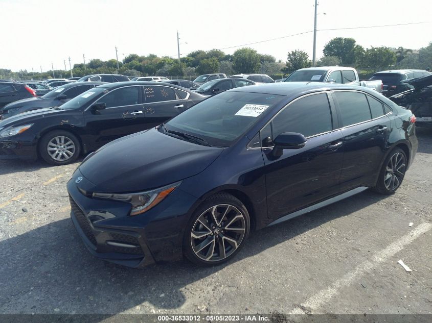 2022 TOYOTA COROLLA SE/SE NIGHTSHADE/APEX SE - 5YFS4MCEXNP121711