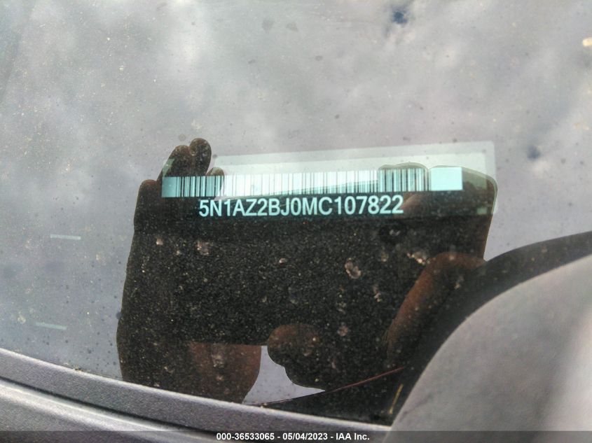 2021 NISSAN MURANO SV - 5N1AZ2BJ0MC107822