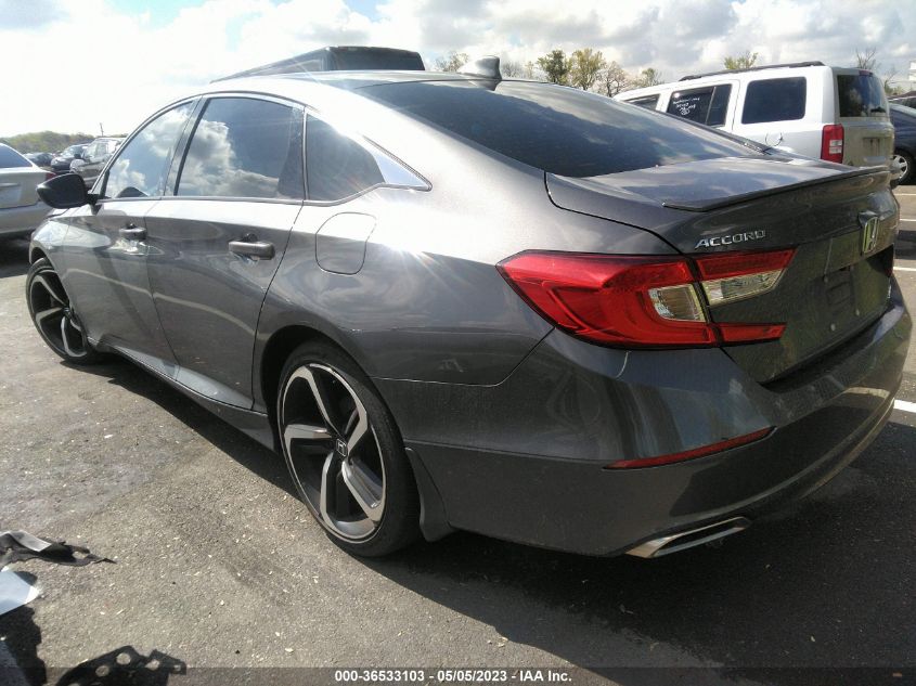 2020 HONDA ACCORD SEDAN SPORT - 1HGCV1F33LA087690