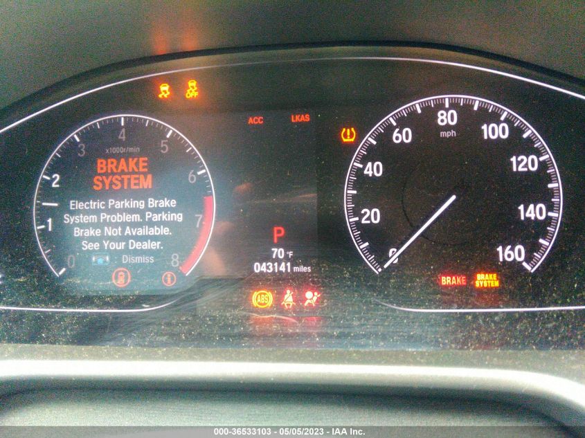 2020 HONDA ACCORD SEDAN SPORT - 1HGCV1F33LA087690