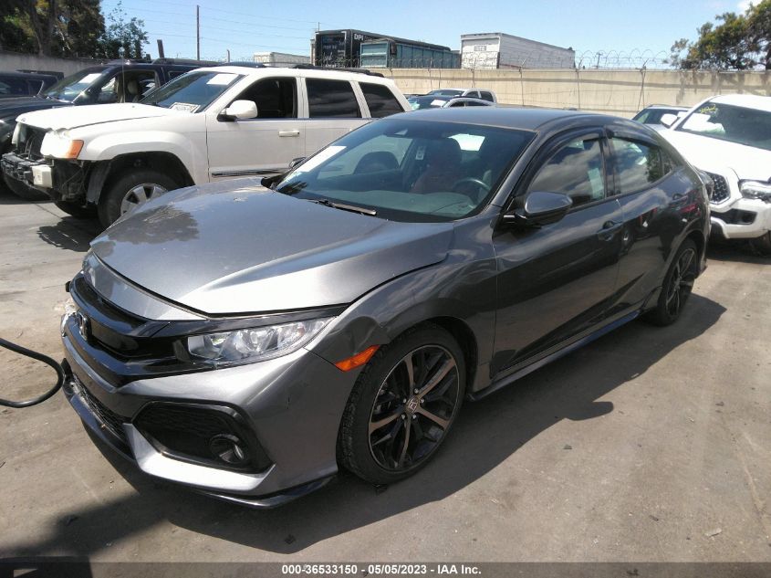 2019 HONDA CIVIC HATCHBACK SPORT - SHHFK7H42KU411214