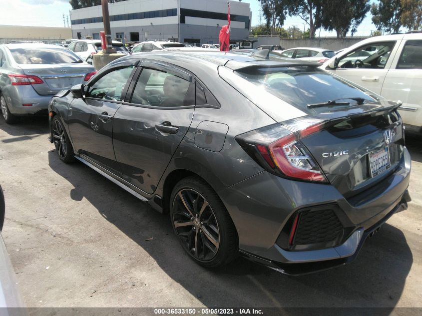2019 HONDA CIVIC HATCHBACK SPORT - SHHFK7H42KU411214