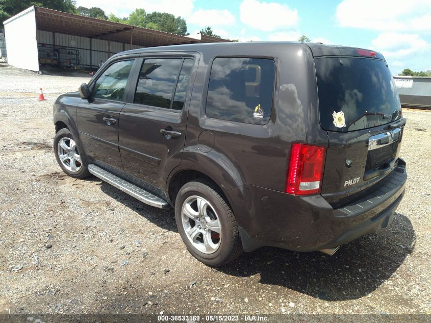 2013 HONDA PILOT EX-L - 5FNYF3H59DB035081