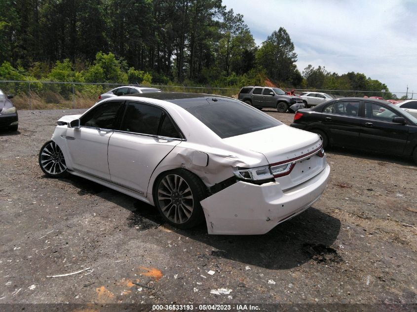 2017 LINCOLN CONTINENTAL RESERVE - 1LN6L9NP2H5627918