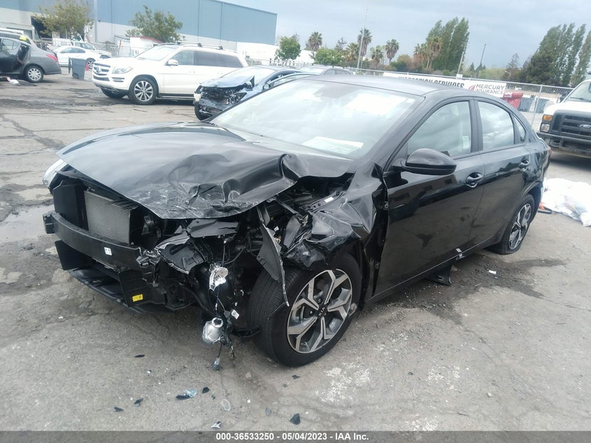 VIN 3KPF24AD9ME411813 2021 KIA FORTE LXS