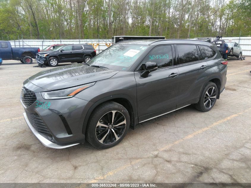 2021 TOYOTA HIGHLANDER XSE - 5TDLZRAH8MS089539