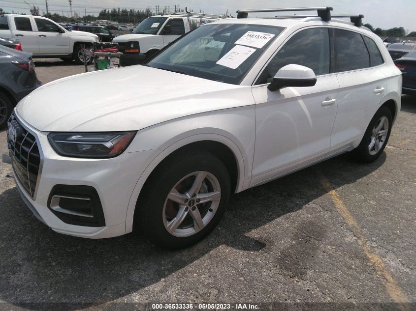 2021 AUDI Q5 PREMIUM - WA1AAAFY1M2099887