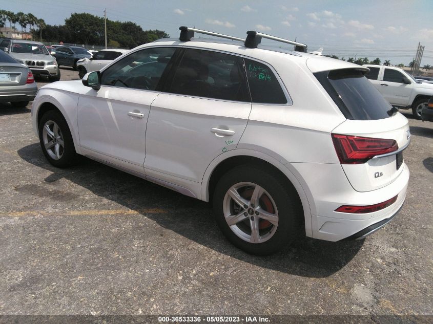 2021 AUDI Q5 PREMIUM - WA1AAAFY1M2099887