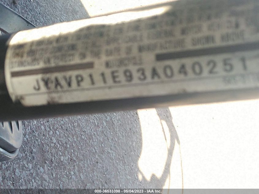 2003 YAMAHA XVS1100 A JYAVP11E93A040251