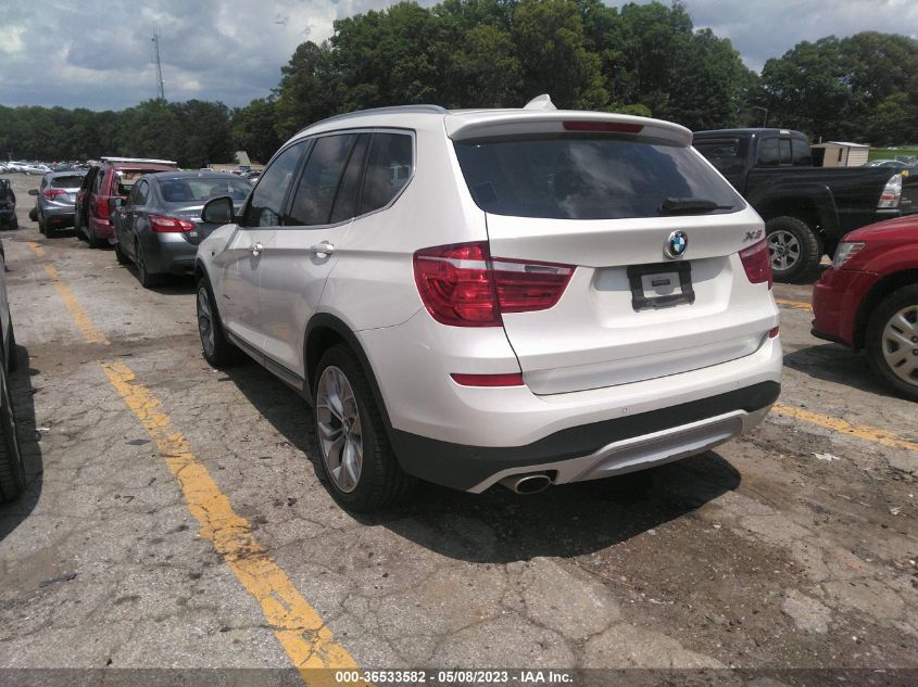 2016 BMW X3 XDRIVE28D - 5UXWY3C57G0N87706