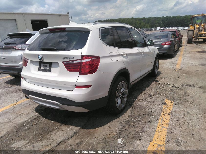 2016 BMW X3 XDRIVE28D - 5UXWY3C57G0N87706