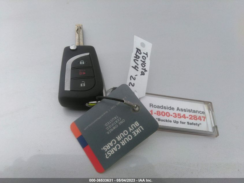 2022 TOYOTA RAV4 LE - 2T3F1RFV3NC275753