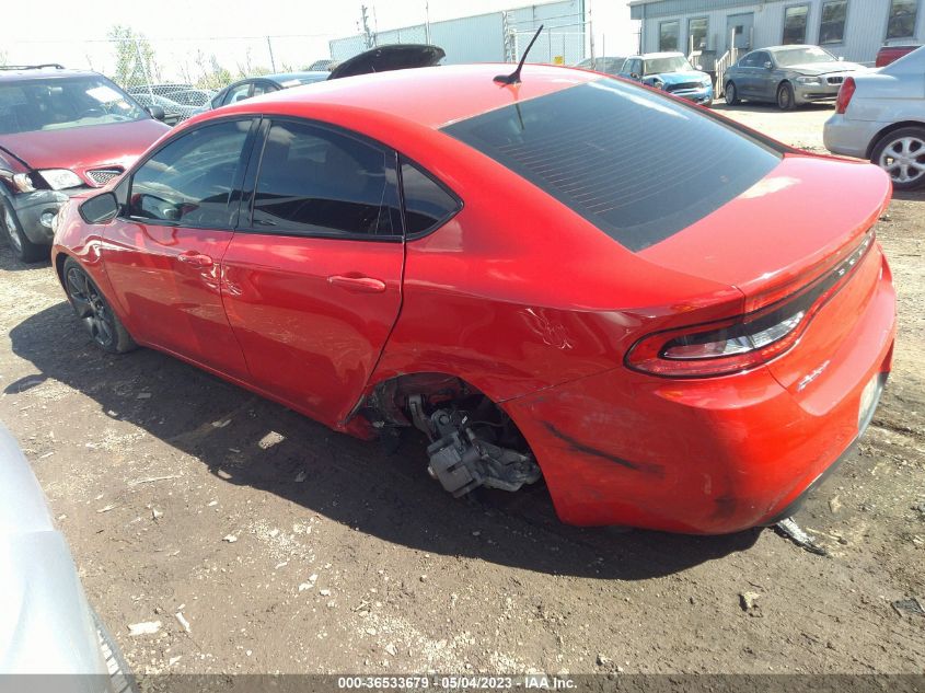 2016 DODGE DART GT SPORT - 1C3CDFGB2GD803265