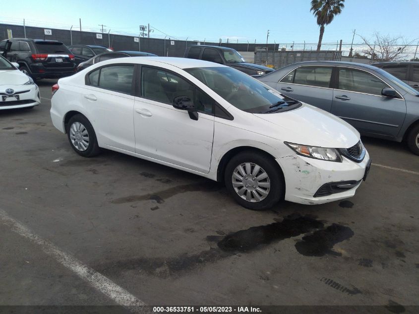 2013 HONDA CIVIC SDN LX - 19XFB2F52DE039107