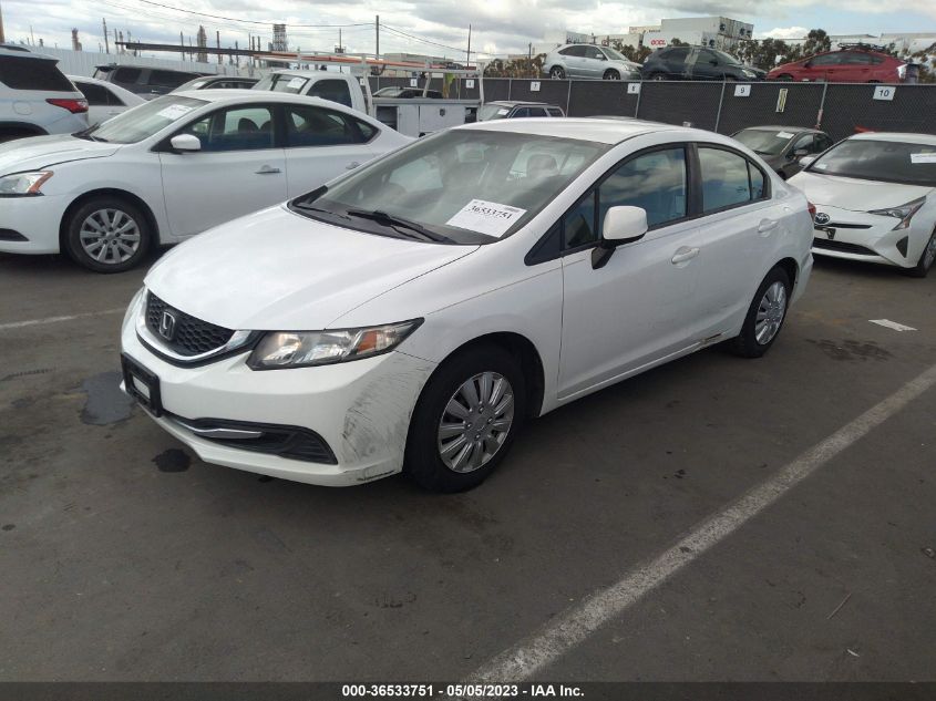 2013 HONDA CIVIC SDN LX - 19XFB2F52DE039107