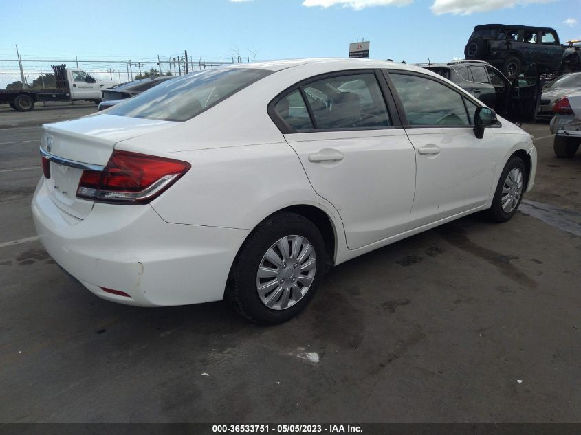 2013 HONDA CIVIC SDN LX - 19XFB2F52DE039107
