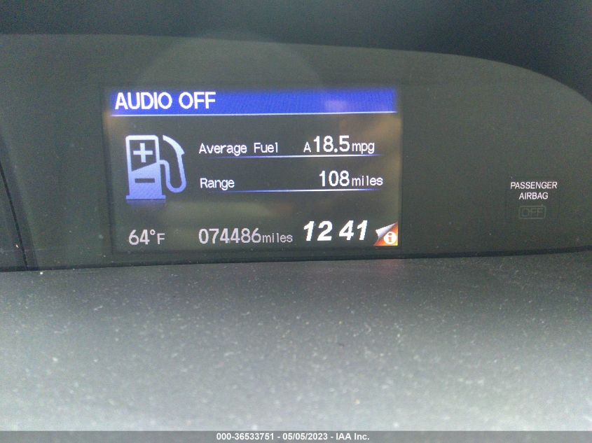 2013 HONDA CIVIC SDN LX - 19XFB2F52DE039107