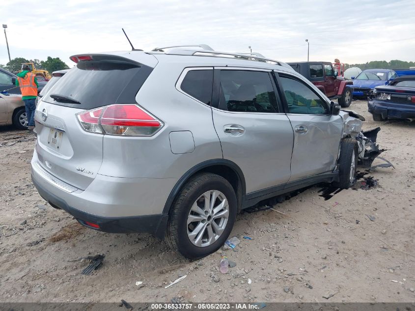2016 NISSAN ROGUE SV - KNMAT2MVXGP724454