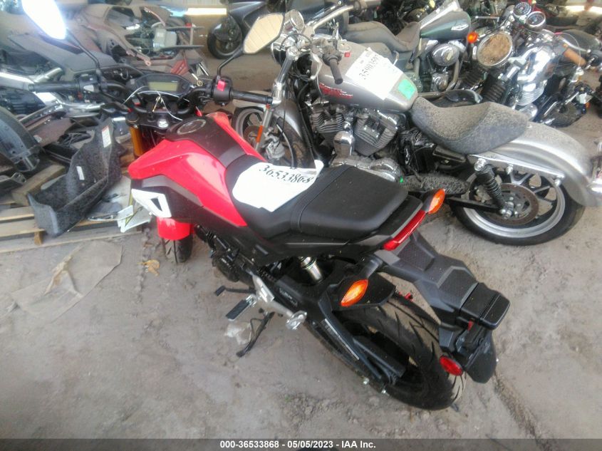 2020 HONDA GROM 125 - MLHJC7511L5208785