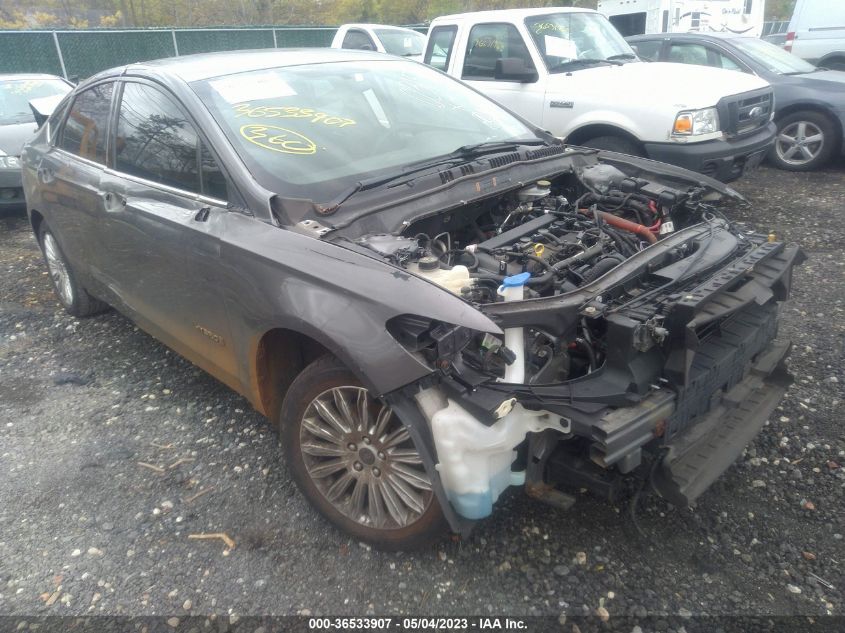 2013 FORD FUSION SE HYBRID - 3FA6P0LU2DR304933