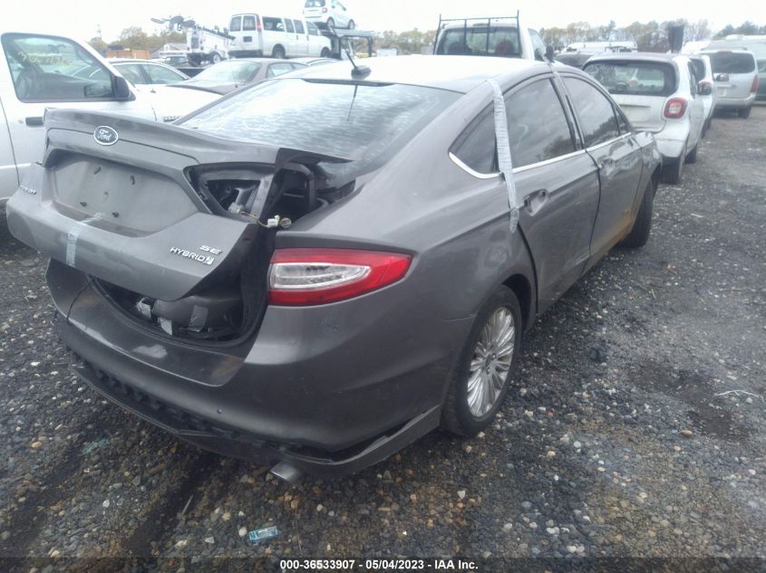 2013 FORD FUSION SE HYBRID - 3FA6P0LU2DR304933