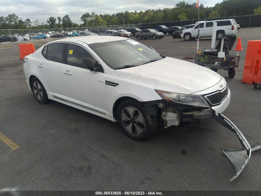 2013 KIA OPTIMA HYBRID LX - KNAGM4AD8D5043325
