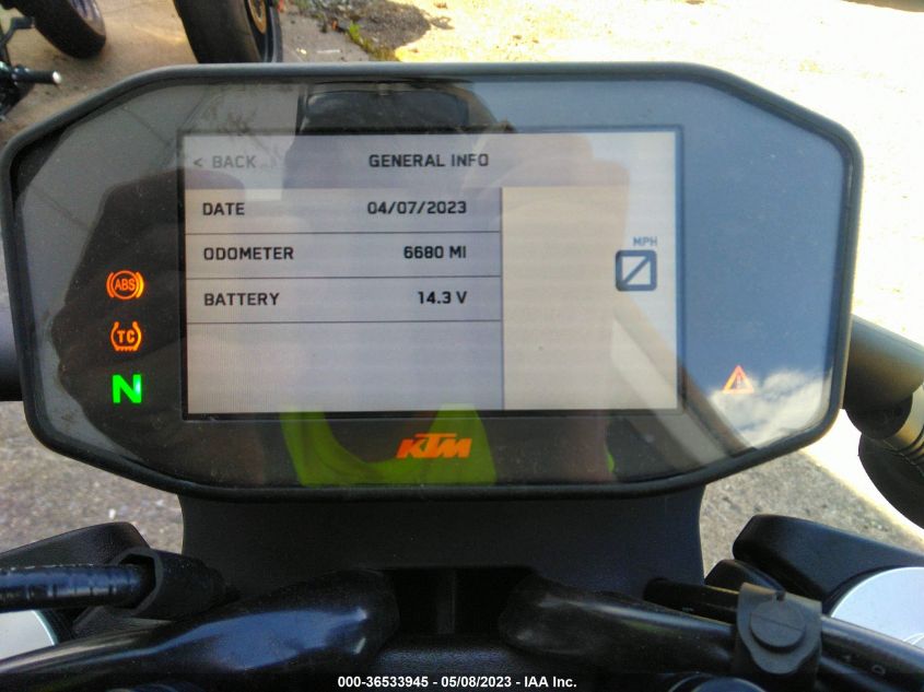 2020 KTM 790 DUKE VBKTU6402LM777306