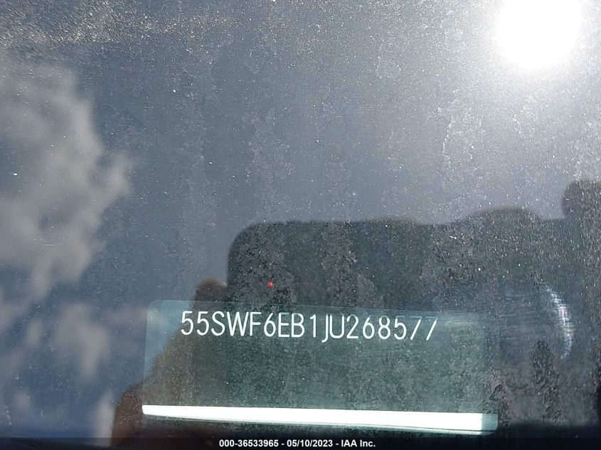 2018 MERCEDES-BENZ C-CLASS AMG C 43 - 55SWF6EB1JU268577