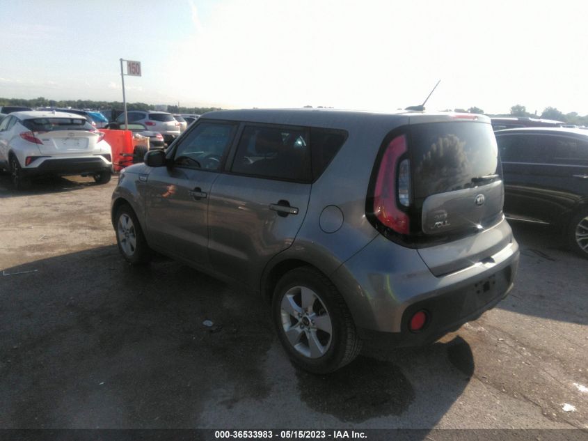 2019 KIA SOUL BASE - KNDJN2A27K7641786
