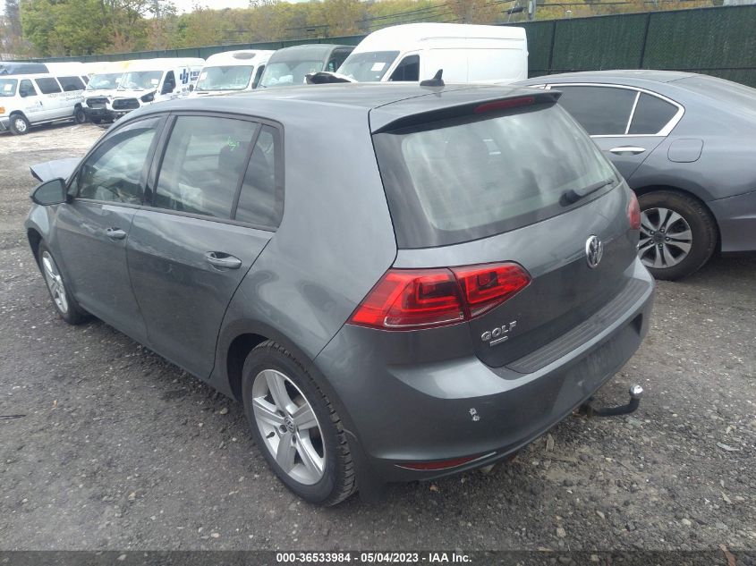 2017 VOLKSWAGEN GOLF S - 3VW217AUXHM032816