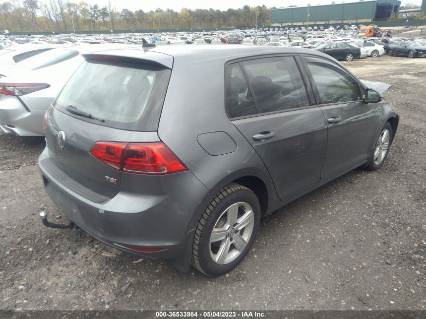 2017 VOLKSWAGEN GOLF S - 3VW217AUXHM032816